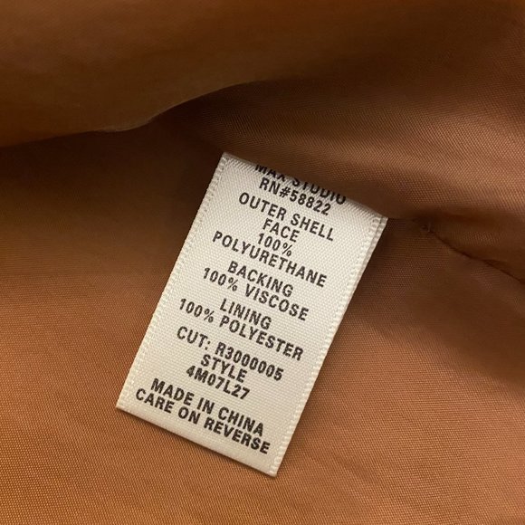 Max Jeans Vegan Leather Moto Jacket - Medium - Picture 7 of 10